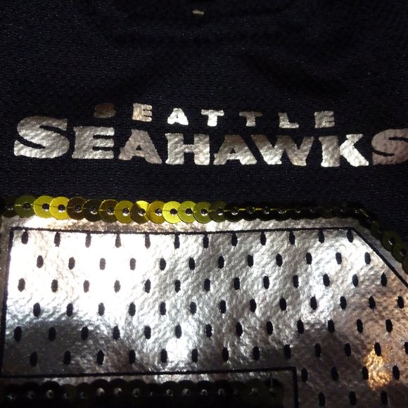 Seahawks FAn Fashion Majestic WILSON #3  Seattle WA  Laced Top M - Picture 7 of 7
